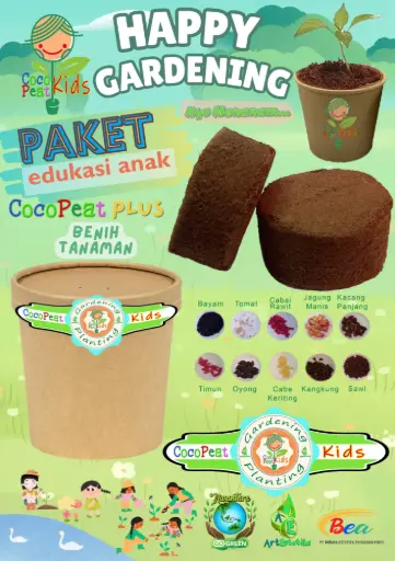 Happy Gardening For Kids Paket edukasi menanam untuk anak-anak